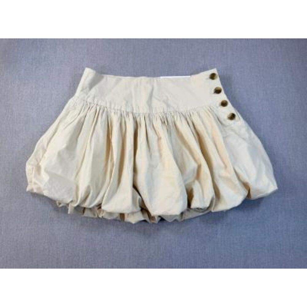 NWT American Eagle Women's Size 000 23W Tan Side Button Bubble Skort